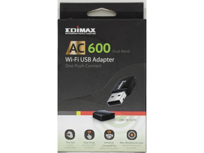 Edimax EW-7811UTC WiFi adapter Dual Band, 433 Mbps