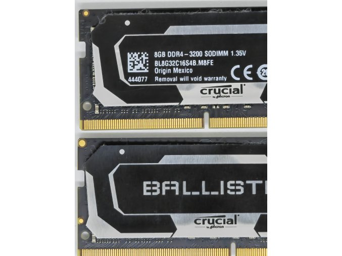 16GB Cruical Ballistrix XMP 3200MHZ memória KIT Sodim (2x8GB) DDR4