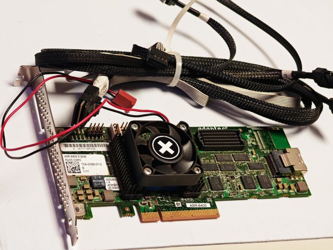 ADAPTEC ASR-6405 512MB SAS/SATA 6GB/S PCIE RAID SAS/SATA CONTROLLER