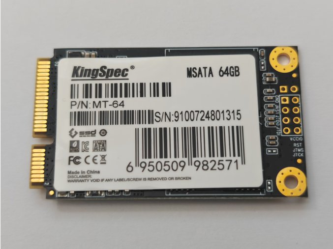 MSATA 64GB SSD KingSpec