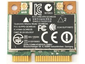 Bluetooth 4.0 Wifi vezeték nélküli Mini PCI-E kártya a HP QCWB335 AR9565 SPS 733476-001 készülékhez