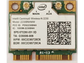 Intel WIRELESS-N 2230 2230BNHMW toshiba qosmio X870-116 X875