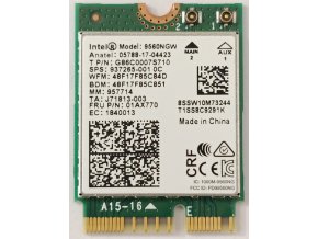 Intel Wireless-AC 9560, 2230, 2x2 AC+BT, Gigabit, 9560.NGW
