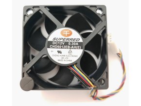 CHD6012EB-AH(E) 6020 DC12V 0,30A 6CM 4 vezetékes PWM csendes hútőventilátor