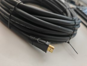 10 méter 30v 80° árnyékolt aranyozott HDMI 1.3 kábel
