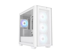ASUS A21 edzett üveg, Micro-ATX, fehér számítógép ház