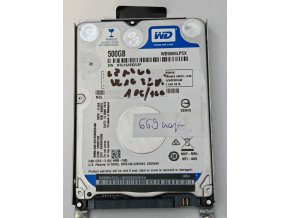 500GB 2.5" laptop HDD vegyesen