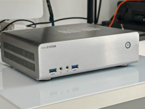 MiNi ITX gépház CI-70/120W PC Case (Flex-ATX/Mini-ITX, 1x 2.5 inch Internal, 2X USB 3.0) silver