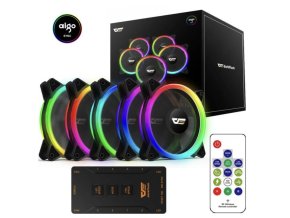 Darkflash DR12 Pro ARGB ventilátor 5 az 1-ben szett, 120×120, fekete