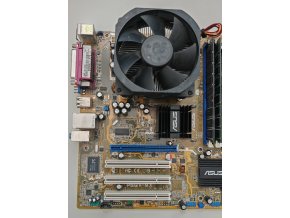 ASUS P5GV-MX Micro ATX Alaplap – Intel 915GV Chipsettel, Socket LGA 775 Celeron D 2.8Ghz 2.5GB RAM félkonfig