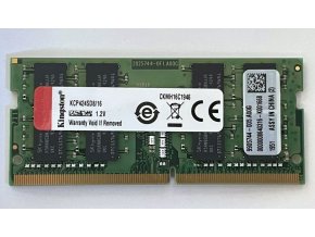 Kingston 16GB DDR4 2400MHz SODIMM Memória – Modell: KCP424SD8/16 CKMH16C1946 (9905744-005.A00G)