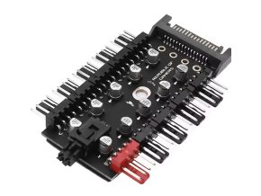 Motherboard 1 to 10 HUB 4 Pin PWM Cooler Fan Adapter Splitter Extension 12V SATA IDE Power Supply Large 4D Port PC Controller