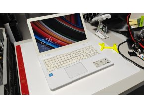 Asus X541s 15,6" fehér laptop – Dual Core 1.6 GHz, 4GB DDR3, 320GB HDD