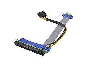 PCI-E Express 1X to 16X Riser Card Extender Cable