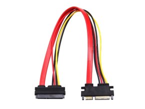 22Pin SATA Cable Male to Female 7+15  Pin Serial ATA SATA Data Power Combo  Extension Cable Connector Converter