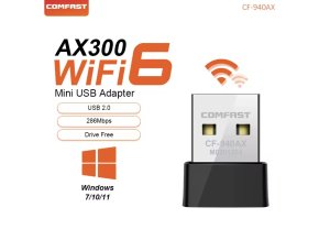 ComFAST WIFI 6 USB 2.0 WiFi Stick, 300 Mbps