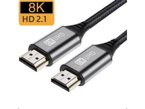 8K HDMI-kompatibilis 2 méter kábel Xiaomi Mi Box/PS5/PS4/laptop/TV/monitor/projector+ 8K/60Hz, 4K/120Hz, 48Gbps,