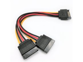 SATA Power Y Splitter Kábel – SATA II, 10-20 cm