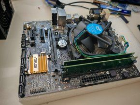 Asus H110M-Plus mATX LGA 1151 v1 alaplap +Core i5 6400 CPU+hűtő