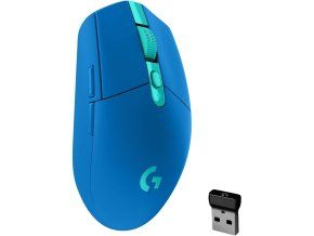 Logitech G304 LIGHTSPEED optikai játék egér - kék
