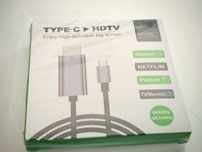 USB-C → HDMI kábel – 8K / 4K UHD támogatással