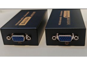 Morza 2ST VGA Extender – 100 méteres VGA Kábel Közvetítő Adó-Vevő, Audio támogatással