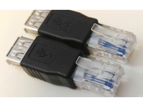 2 db Ethernet to USB Konverter (RJ45 apa – USB 2.0 anya) – 1 készlet