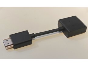 Flexibilis HDMI 2.0 Extender toldó – 10 cm, Fekete