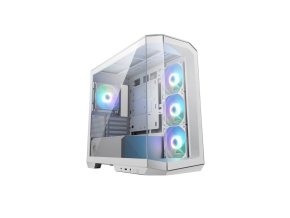 MSI MAG PANO M100R PZ WHITE számítógépház, mATX, RGB, Fehér
