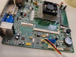 HP Nutmeg - mini ITX rev 1.0 DDR3, Dual Core 1. 8 Ghz dual core DVI-D, VGA SATA PWR, mSATA