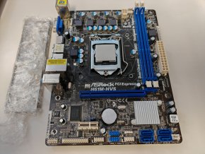 Asrock H61m LGA 1155 alaplap +Core i5 2400 CPU félkonfig
