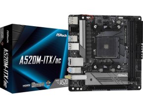 ASRock A520M-ITX/AC Alaplap AM4