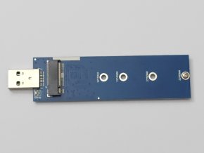 M.2 SSD-hez NGFF USB külső keret (támogatott SSD méret: 2230, 2240, 2260, 2280)