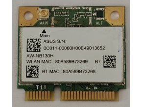 Atheros AW-NB130H használt 802.11n mini PCI-E Wifi + Bluetooth 4.0 kártya
