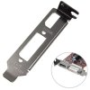Low profile hátlap videokártyához LP Bracket GPU DVI +HDMi /DP port