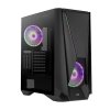 Aerocool Visor ARGB Számítógépház, Mid-Tower, táp nélkül, E-ATX, fekete