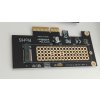 JEYI M.2 NVME SSD to PCIEX1 Adapter Card, 2280 SSD PCle 3.04.0 Expansion Card for Desktop PC, PCI-E GEN4 64 Gbps Full Speed X4