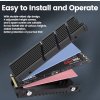 JEYI Cooler II 2280 M.2 NVMe SSD Heatsink – Hatékony hűtés magnézium-alumínium ötvözetből