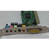 C-Media CMI8738 Alapú PCI Hangkártya – 5.1 Csatornás Surround Hangzás