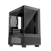 Gaming MI2-A számítógép ház, Mini-Tower, M-ATX/ITX, tápegység nélkül, fekete szín