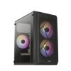 Aerocool CS-107-A-BK-v2 Mesh FRGB Window Black