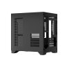 1stPLAYER Gaming MV5-TP, Cube-Tower, M-ATX/ITX, tápegység nélkül, fekete szín