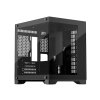 1stPLAYER Gaming MV5-TP, Cube-Tower, M-ATX/ITX, tápegység nélkül, fekete szín