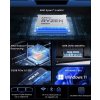 MiNi PC AMD Ryzen 5 6600H 16GB DDR5 512GB SSD Windows 11 Pro 4K 144Hz Decording WiFi 6 BT 5.2 Extend M.2 1T*2  650g