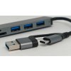 8 az 1-ben USB Type-C adapter (USB elosztó, HUB