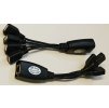 RJ45 to 4 USB Extension Adapter – CAT-5e, 4xUSB Átalakító