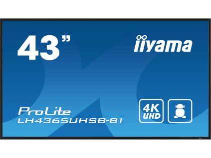 43" iiyama LH4365UHSB-B1: IPS, 4K UHD, Android, 24/7