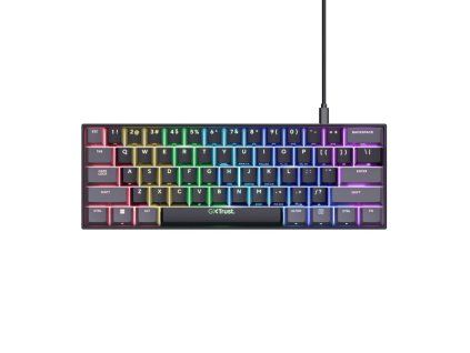Trust Gaming GXT 867 Acira/Drôtová USB/US layout/Čierna