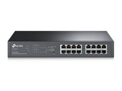 TP-Link TL-SG1016PE 16xGb, (8xPOE+) easy smart rack switch 150W