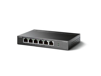 TP-link TL-SF1006P 6x10/100 (4xPOE+) 67W kovový CCTV switch